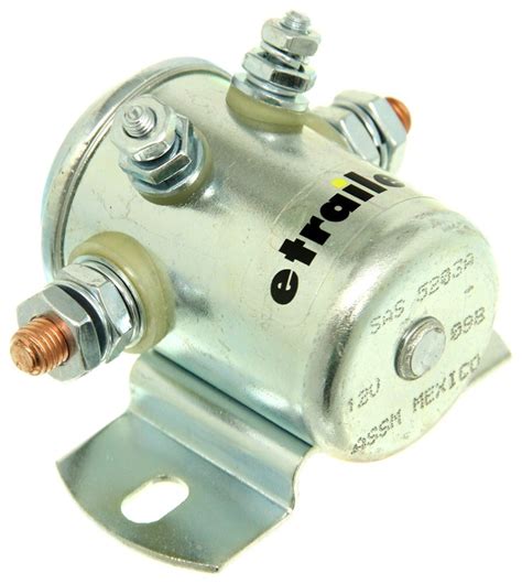 Take this coolant fan relay for example:. . 100 amp continuous duty solenoid napa